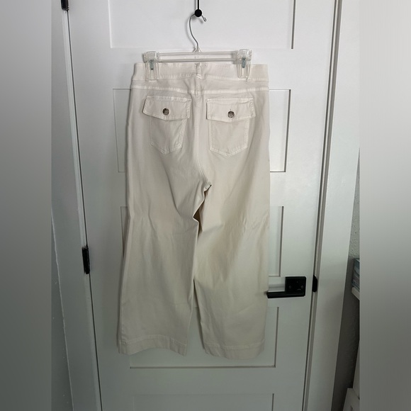 SPANX stretch twill cropped wide leg pant - Picture 4 of 4